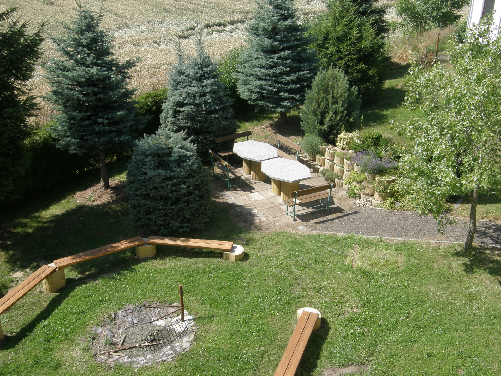 Apartmány Bílý dům - zahrada